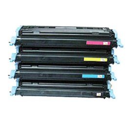 Compatible HP Q6000A, Q6001A, Q6002A, Q6003A Full Set of Toner Cartridges 